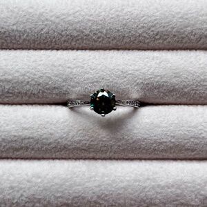 R022 | Mystic Topaz Solitaire Ring